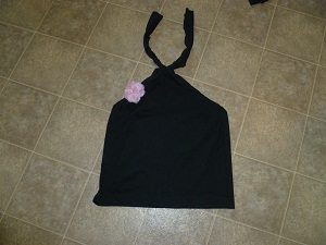 making a tshirt into a halter top