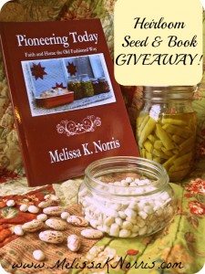Heirloom Seed & Book Giveaway @MelissaKNorris
