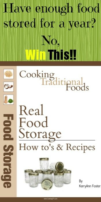 Win a copy of Real Food Storage at www.melissaknorris.com
