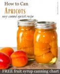 How to can apricots, easy apricot canning recipe