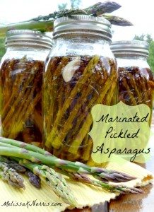 How to Make and Can Marinated Pickled Asparagus www.melisaknorris.com Pioneering Today