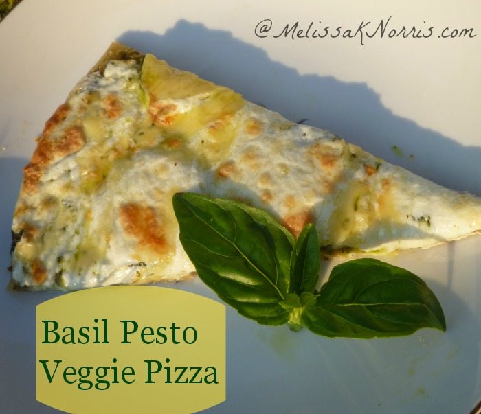 Basil Pesto Veggie Pizza www.melissaknorris.com Pioneering Today