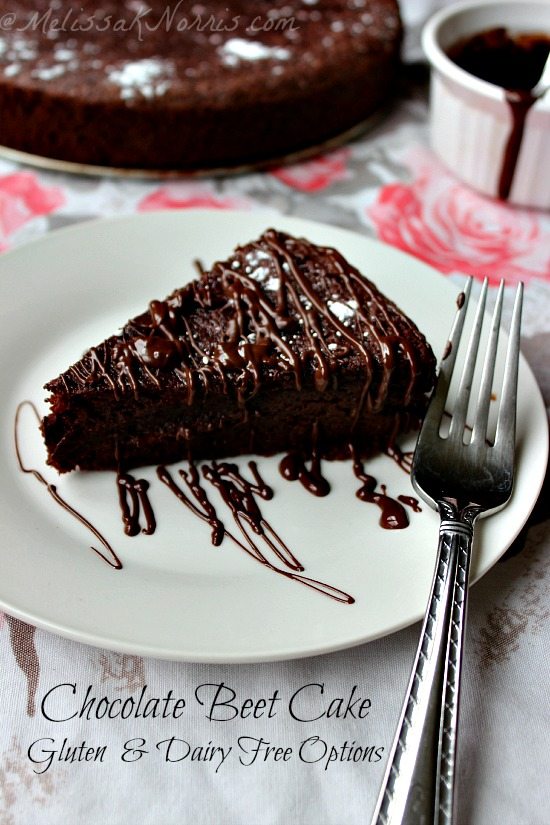 Chocolate Beet Cake Gluten & Dairy Free Options I fought my husband over the last piece of this. Tastes like the richest cheesecake you ever had, but is healthy with the surprise ingredients of pureed beets. Shut the front door good!