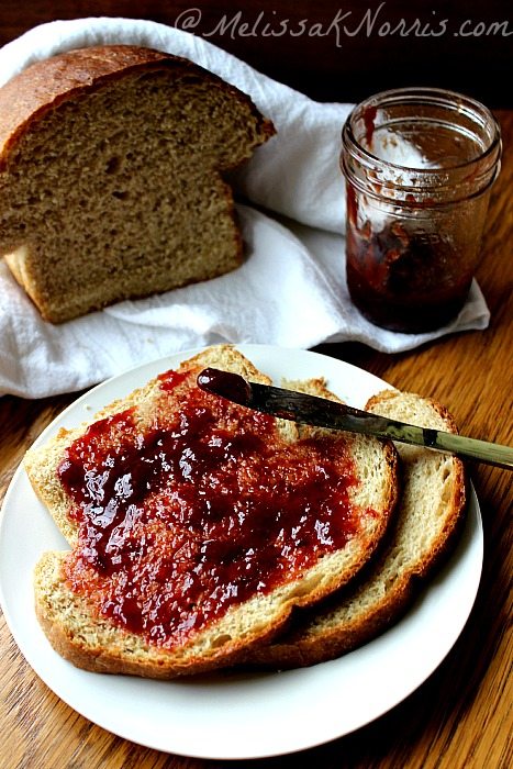 Best every hone wheat buttermilk bread. Seriously, I dare you to eat just one piece. 