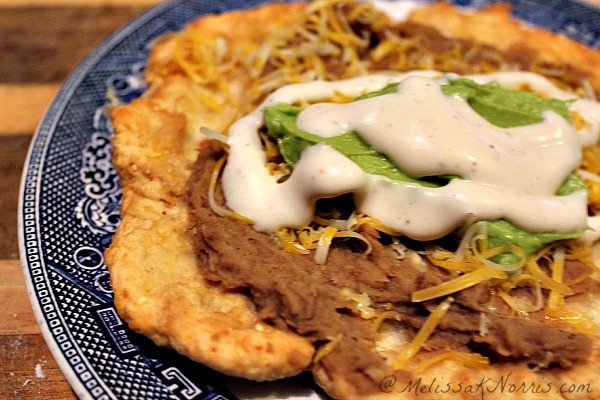 Homemade Indian Fry Bread Tacos