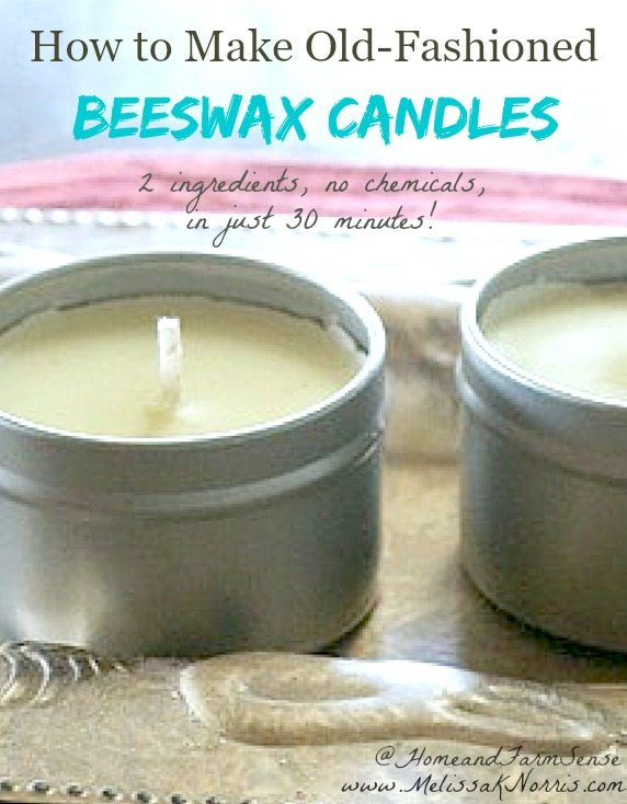 How to Make Beeswax Candles in Containers - the Making Life