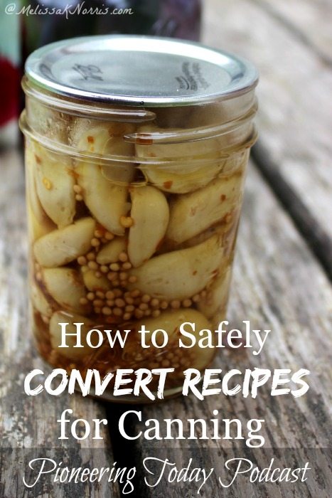 Wanted to know if a recipe was safe for canning? Learn how to safely convert your recipes for home canning, plus other canning safety tips. Home canned food is frugal and a great way to be prepared, but safety is important. Read now to make sure you're recipes and techniques are up to date. 