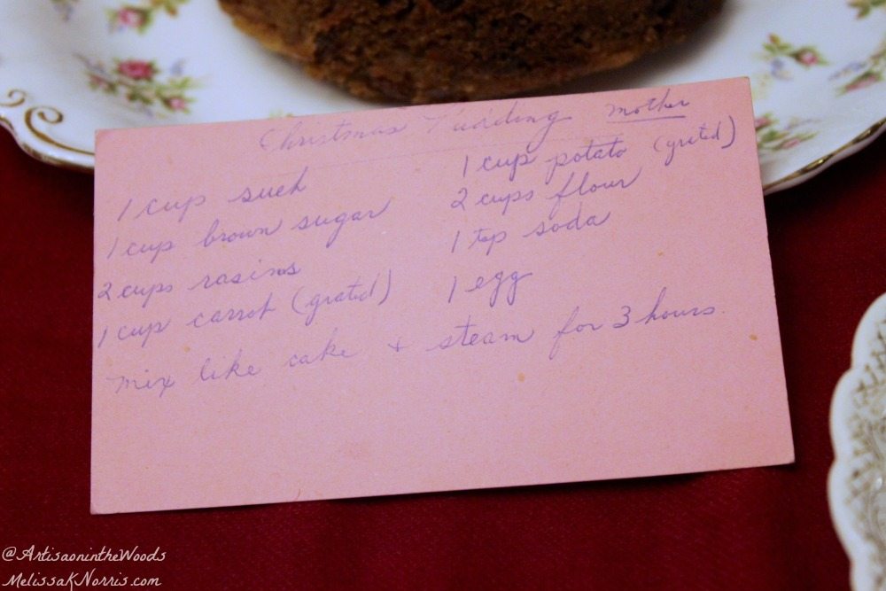 I love old-fashioned traditional recipes. This was her grandmother's Christmas pudding recipe and I love that it can be made ahead of time and frozen. Plus, the sauce sounds amazing and a great way to use dried fruit or carrots. I'm so trying this one!