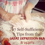 Grab these 17 self-sufficiency tips from the Great Depression and 1940's and learn how they really did it without electricity or refrigeration. Loved the live interview with her Dad who actually went lived through this and shares his stories. So much wisdom for us to remember.