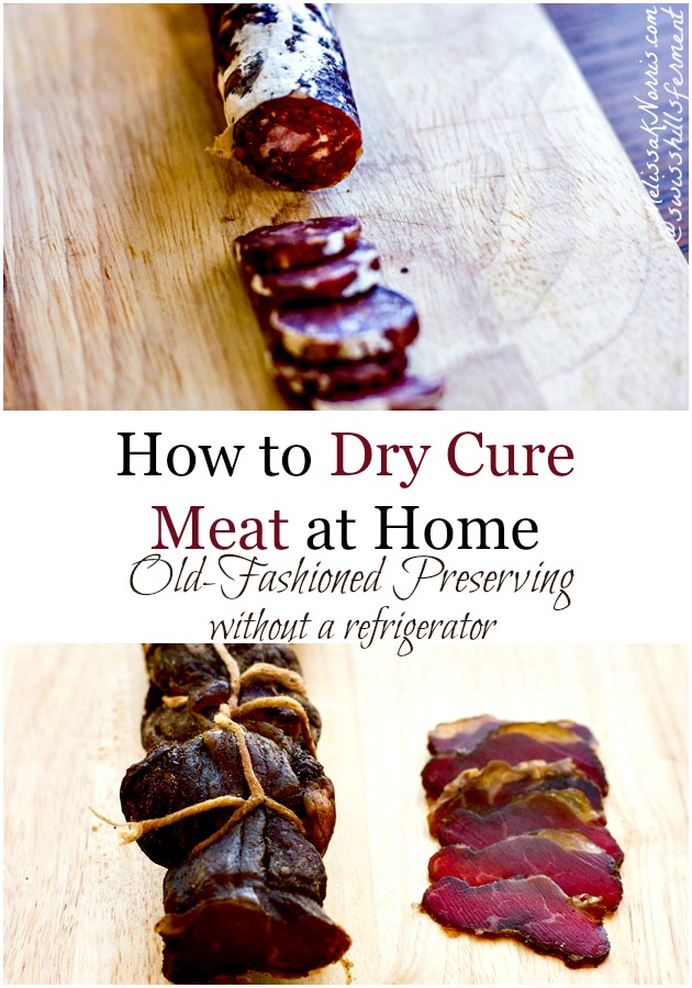 Learn how to preserve and dry cure meat at home like Laura Ingalls and the pioneers. Learning how to cure meat, which recipes and techniques don't require a refrigerator and how to make sure you doing it safely. Grab 3 free dry curing meat recipes and start making your own meats at home