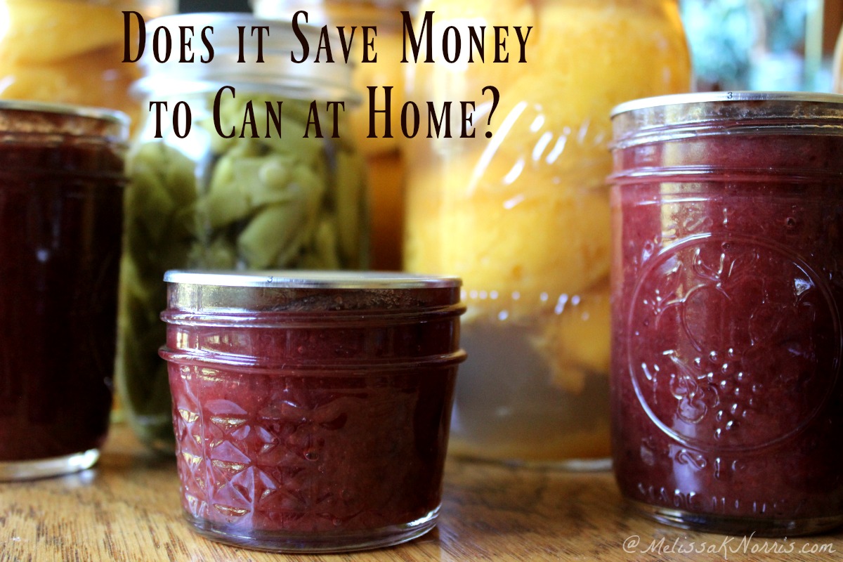 Does canning food at home really save money and is it worth it? Break down of the true cost of equipment, the time, and money and if it's really worth it to put up jars of food at home. Great price breakdown