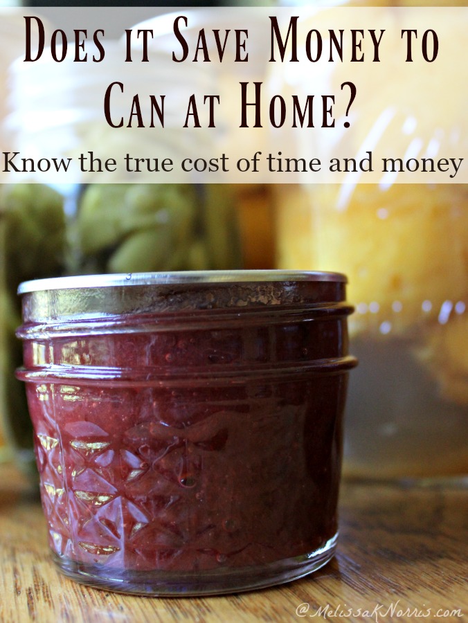 Does canning food at home really save money and is it worth it? Break down of the true cost of equipment, the time, and money and if it's really worth it to put up jars of food at home. Great price breakdown