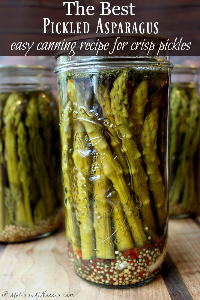 Pickled asparagus recipe easy canning instructions