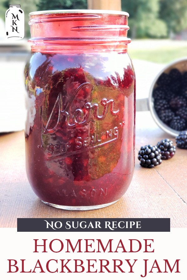 Easy Blackberry Jam Recipe Low Sugar with Canning Instructions