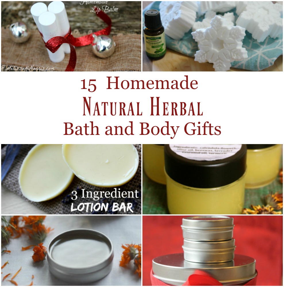 15 Homemade Natural Herbal Bath and Body Gifts - Melissa K. Norris