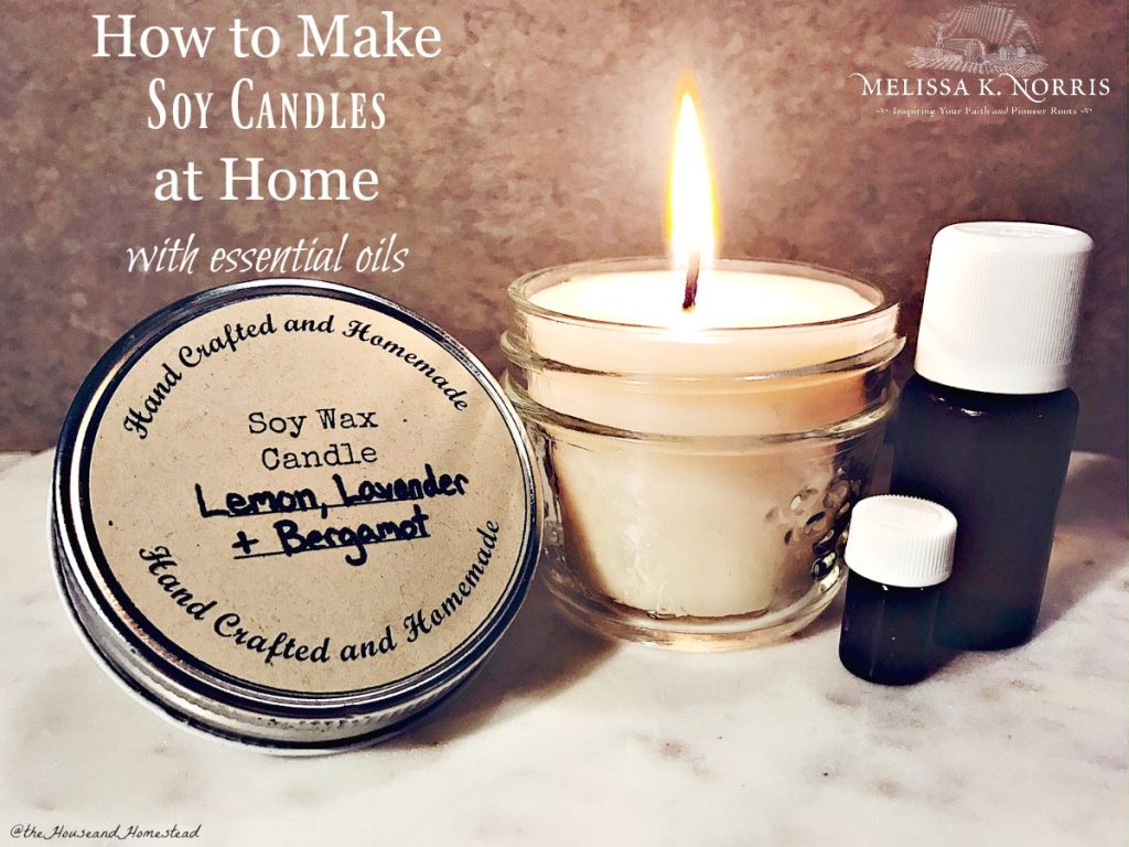 How to Make Soy Candles at Home with Essential Oils  Homemade soy candles, Essential  oil candles diy, Homemade scented candles