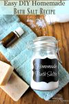 DIY Homemade Bath Salt Recipe with Essential Oils #naturalremedies #DIY #homemade