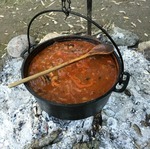 Dutch Oven Cooking Open Fire
