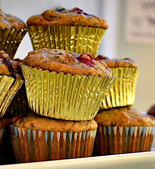 cranberry nut muffins recipe