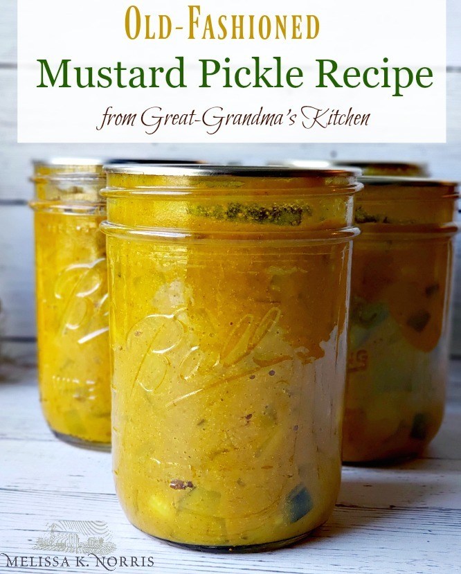 How to Make Mustard Pickles - Great-Grandma's Mustard Pickle Recipe