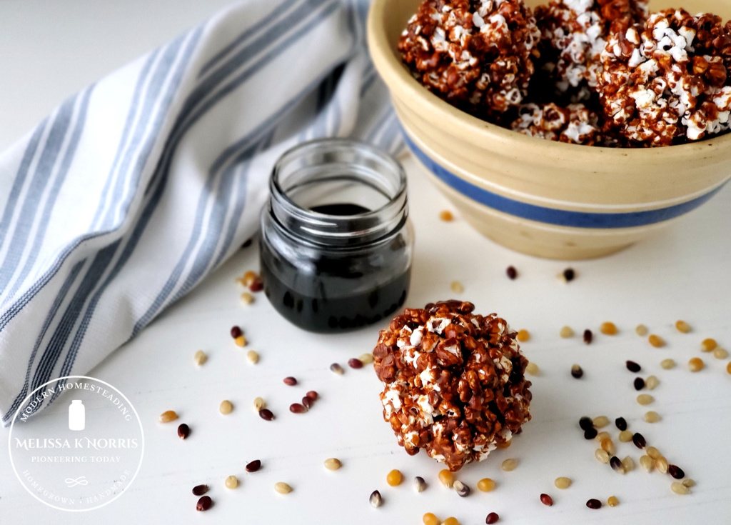 molasses popcorn balls