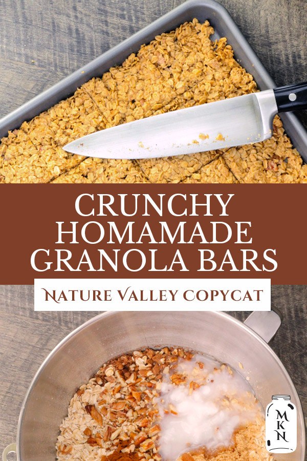 Homemade Granola Bars (Copycat Nature Valley Granola Bars)