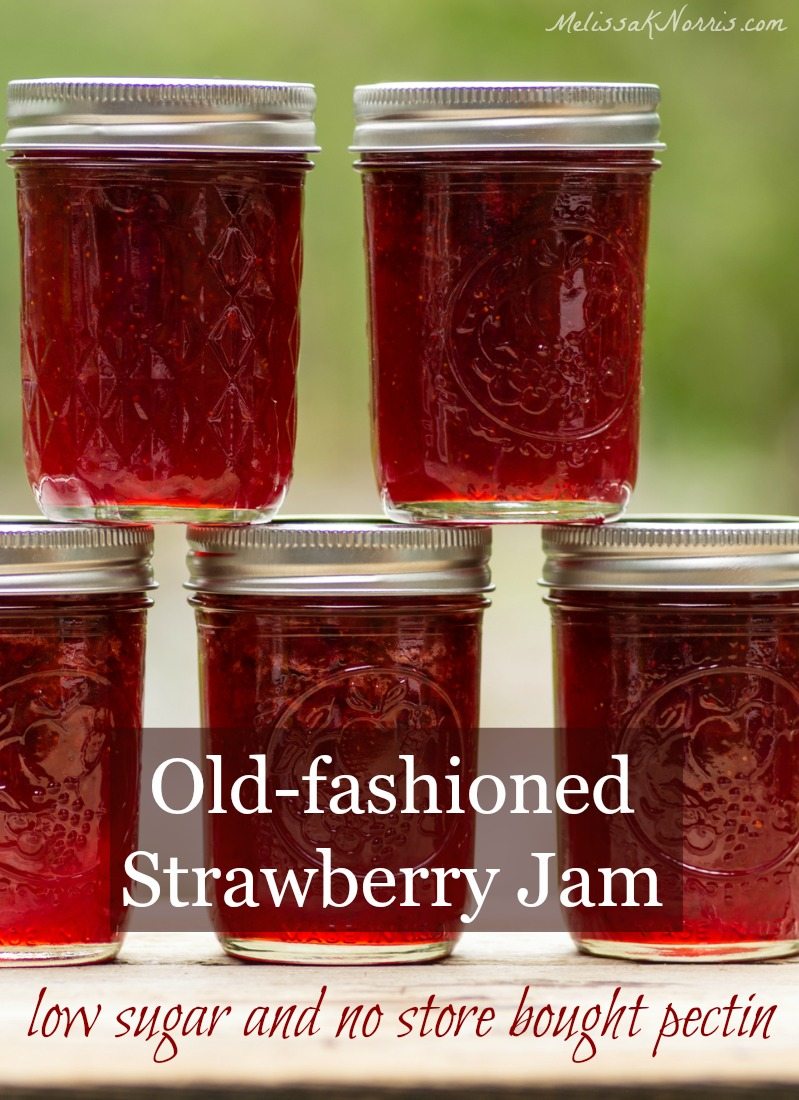 Strawberry Jam Recipe without Pectin and Low Sugar