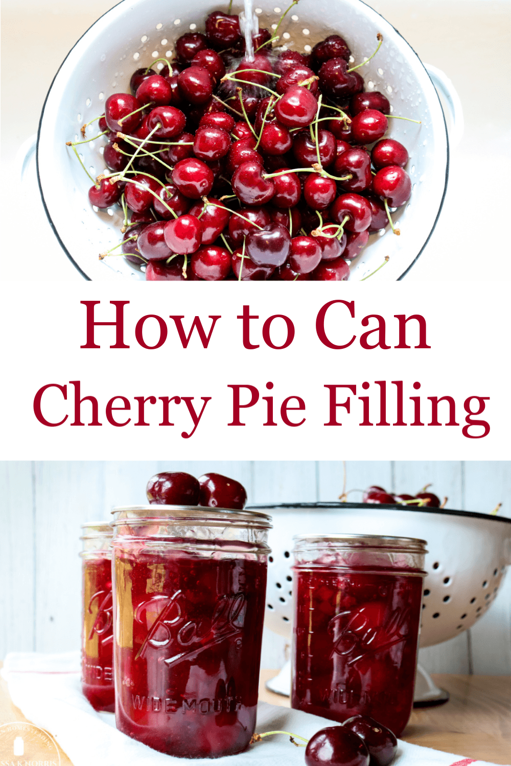 Cherry Pie Filling Recipe (Canning Instructions) - Melissa K. Norris