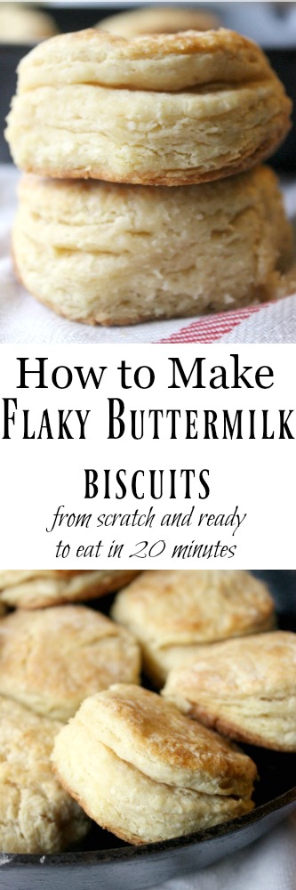 Easy Flaky Buttermilk Biscuits Ready to Eat in 20 Minutes - Melissa K ...