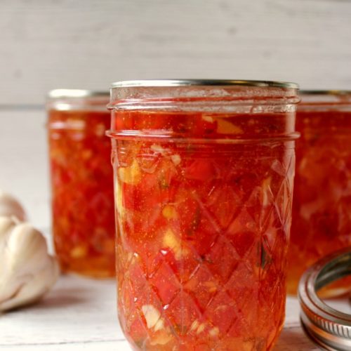 Red Pepper Garlic Jelly Recipe