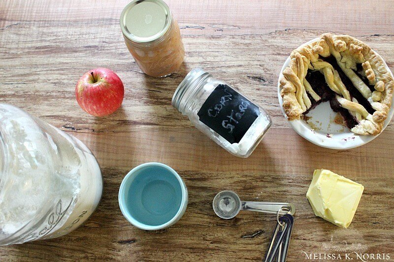 Ingredients on a counter top.