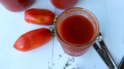 Canned Tomato Sauce Recipe Water Bath Pressure Canning