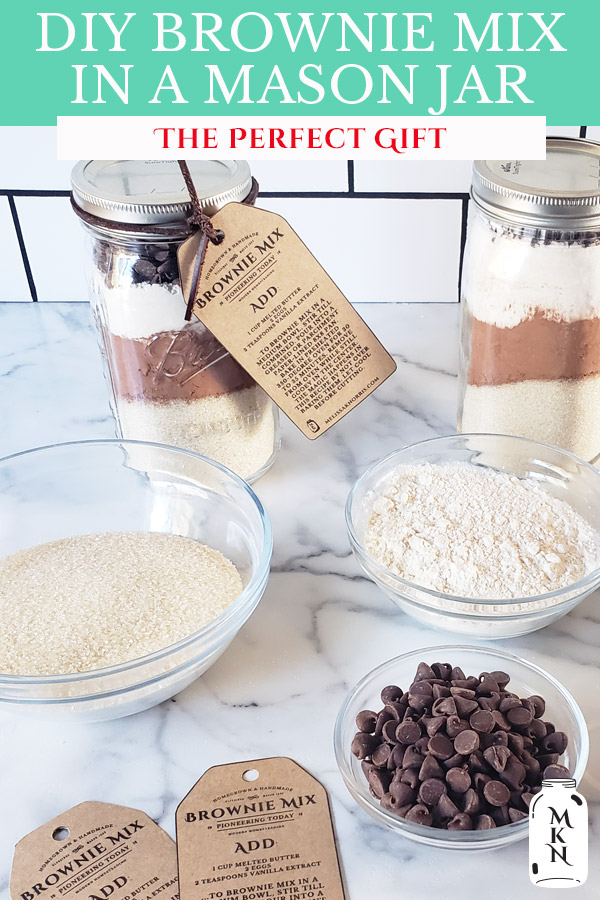 DIY Homemade Brownie Mix in Jar Best Ever Fudge Brownies Melissa K