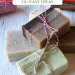 Pinterest pin with an image of homemade DIY gifts.