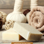 Pinterest pin for the hidden ingredients in skincare. Images of natural skincare products.
