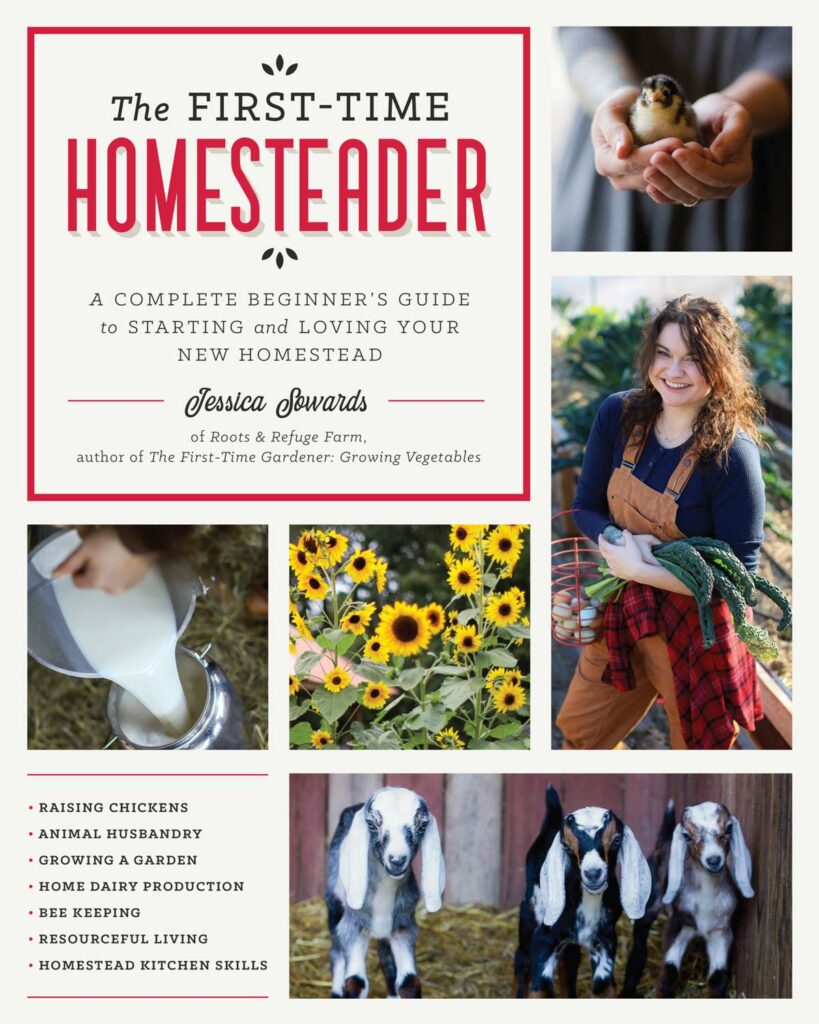 Book cover for The First Time Homesteader.