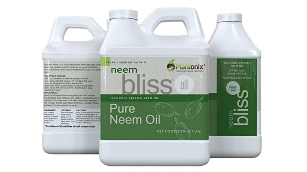 Bottles of Neem Oil