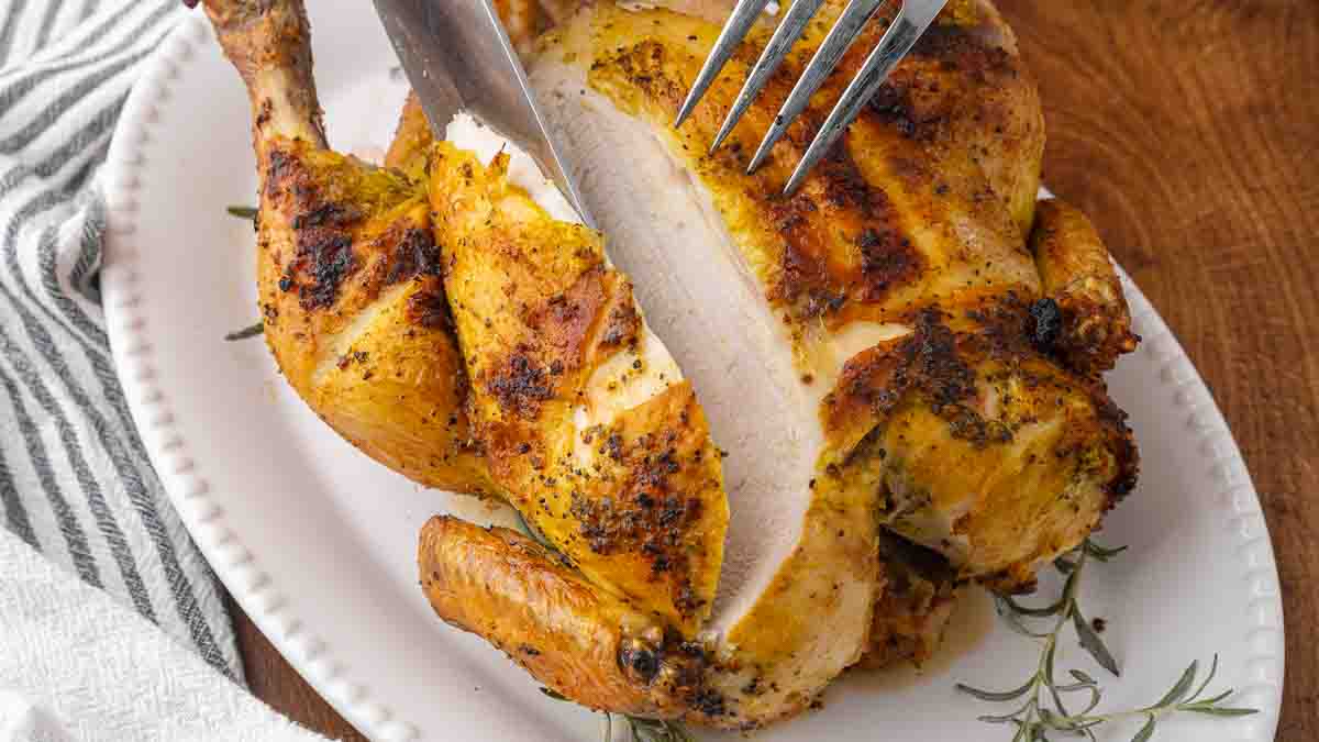 Oven-Roasted Chicken Recipe | Crispy Skin & Juicy Whole Chicken