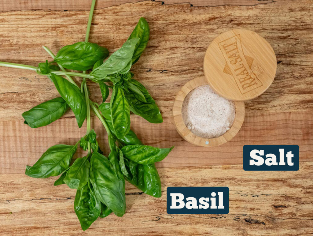 How to Preserve Fresh Basil in Salt