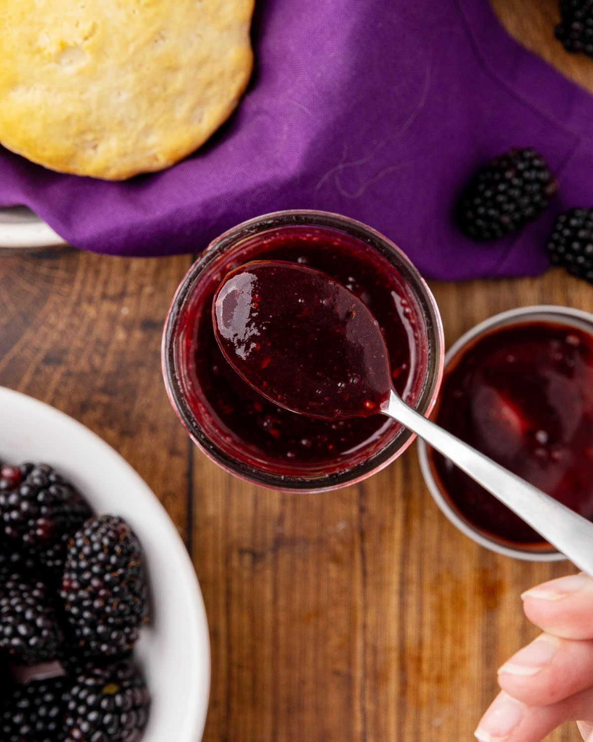 Homemade Blackberry Jam Recipe (Low Sugar + Canning Instructions